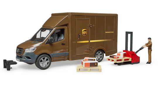 MB Sprinter UPS Truck with Manually Operated Pallet Jack
