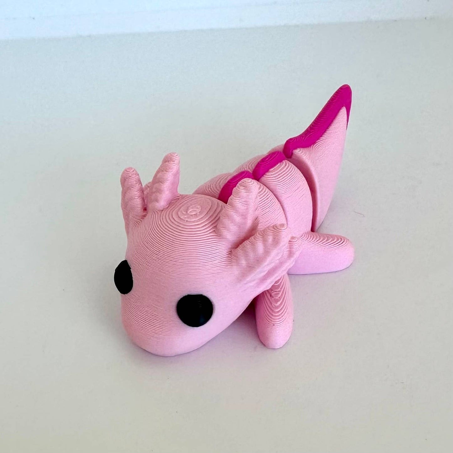 3D Printed Articulating Baby Axolotls: XS