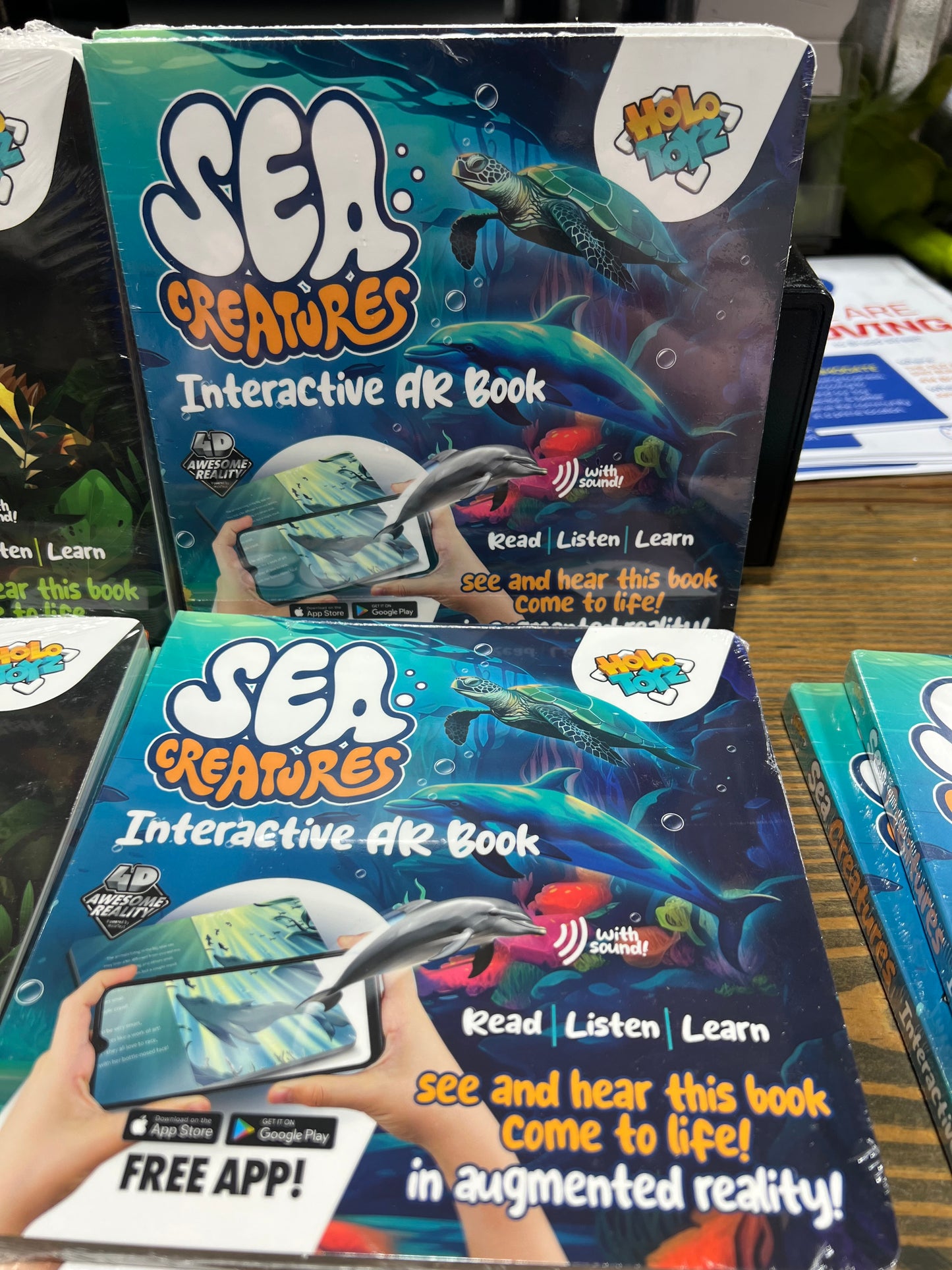 Super Sea Creatures Interactive AR Book