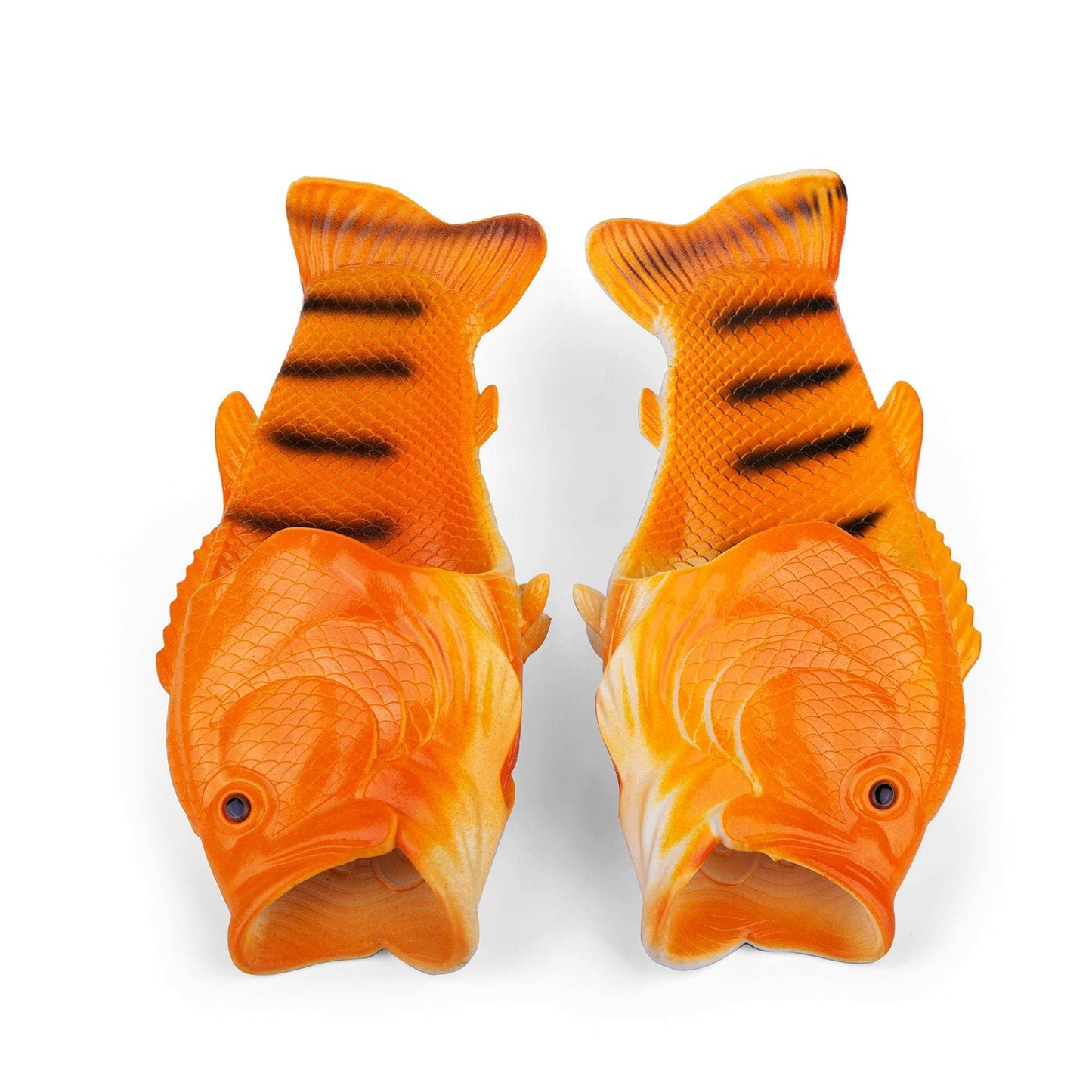 Coddies Fish Flip Flops | Bass Fish Slippers, Fish Shoes: Green Bass / 9-10 Men | 10-11 Women