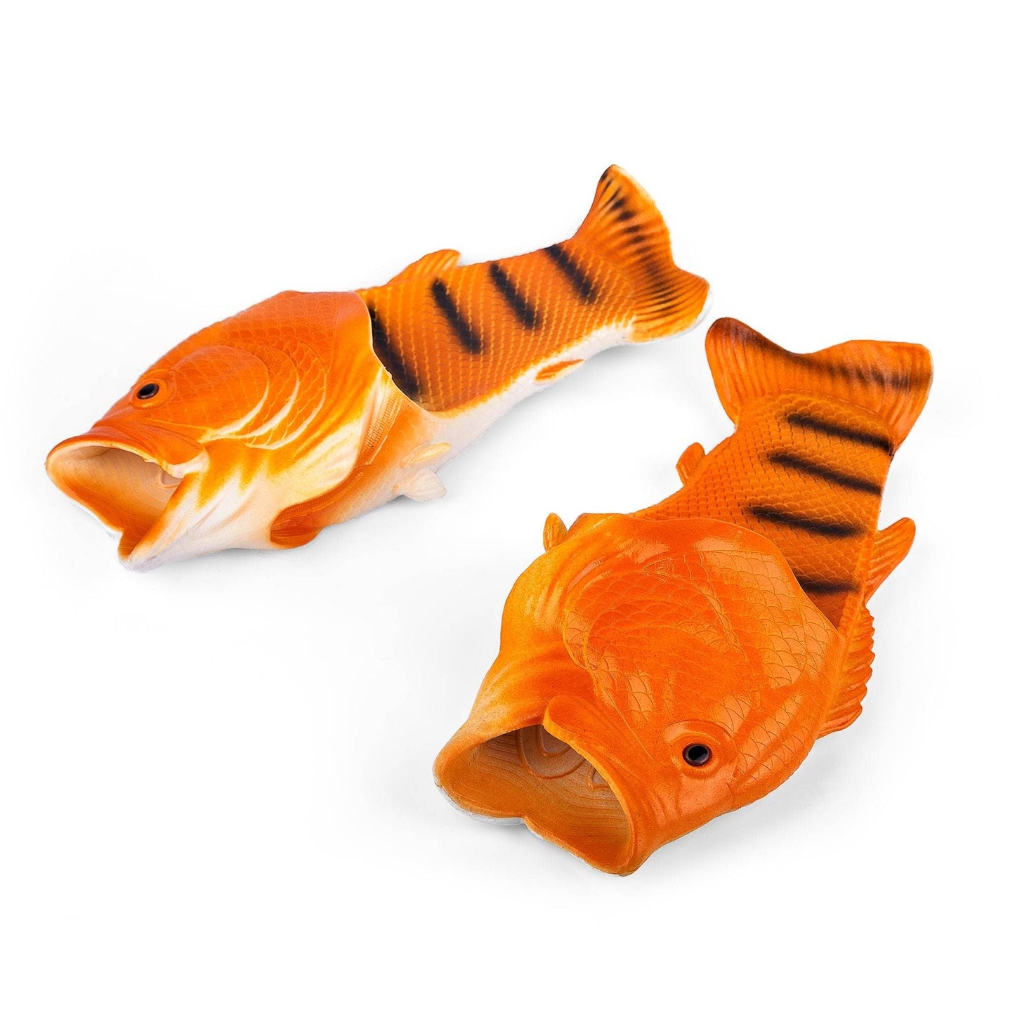 Coddies Fish Flip Flops | Bass Fish Slippers, Fish Shoes: Green Bass / 9-10 Men | 10-11 Women