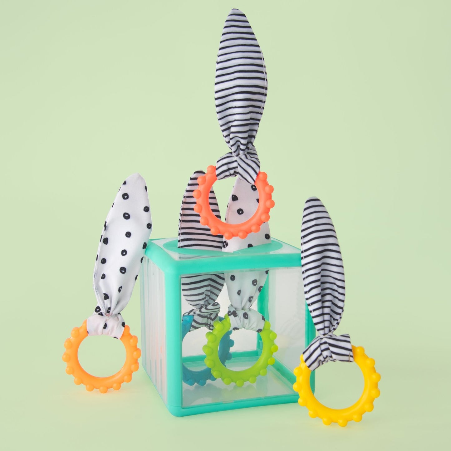 Sassy Baby rainbow ring drop