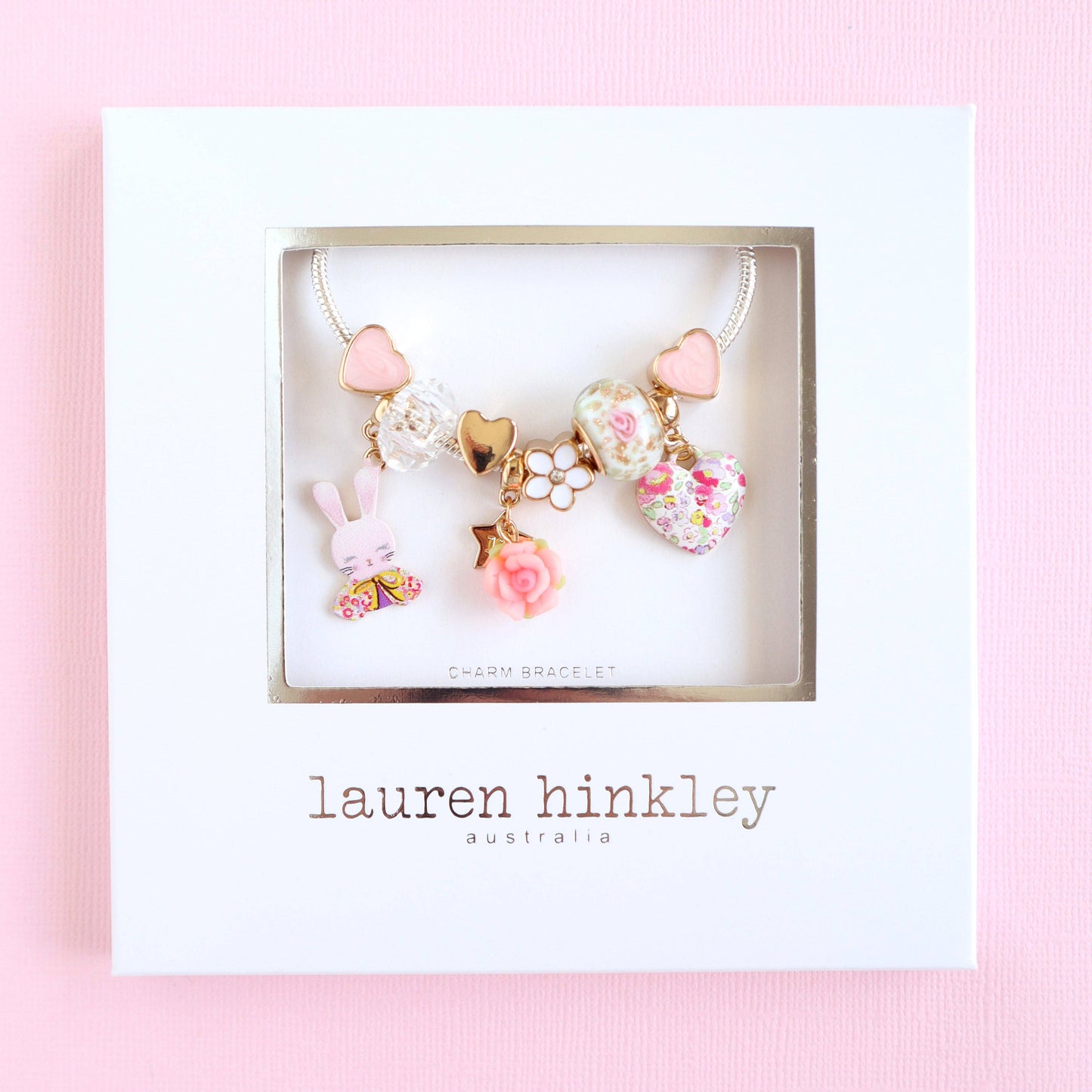 Lauren Hinkley Australia - Petite Fleur BunBun Charm Bracelet: Boxed