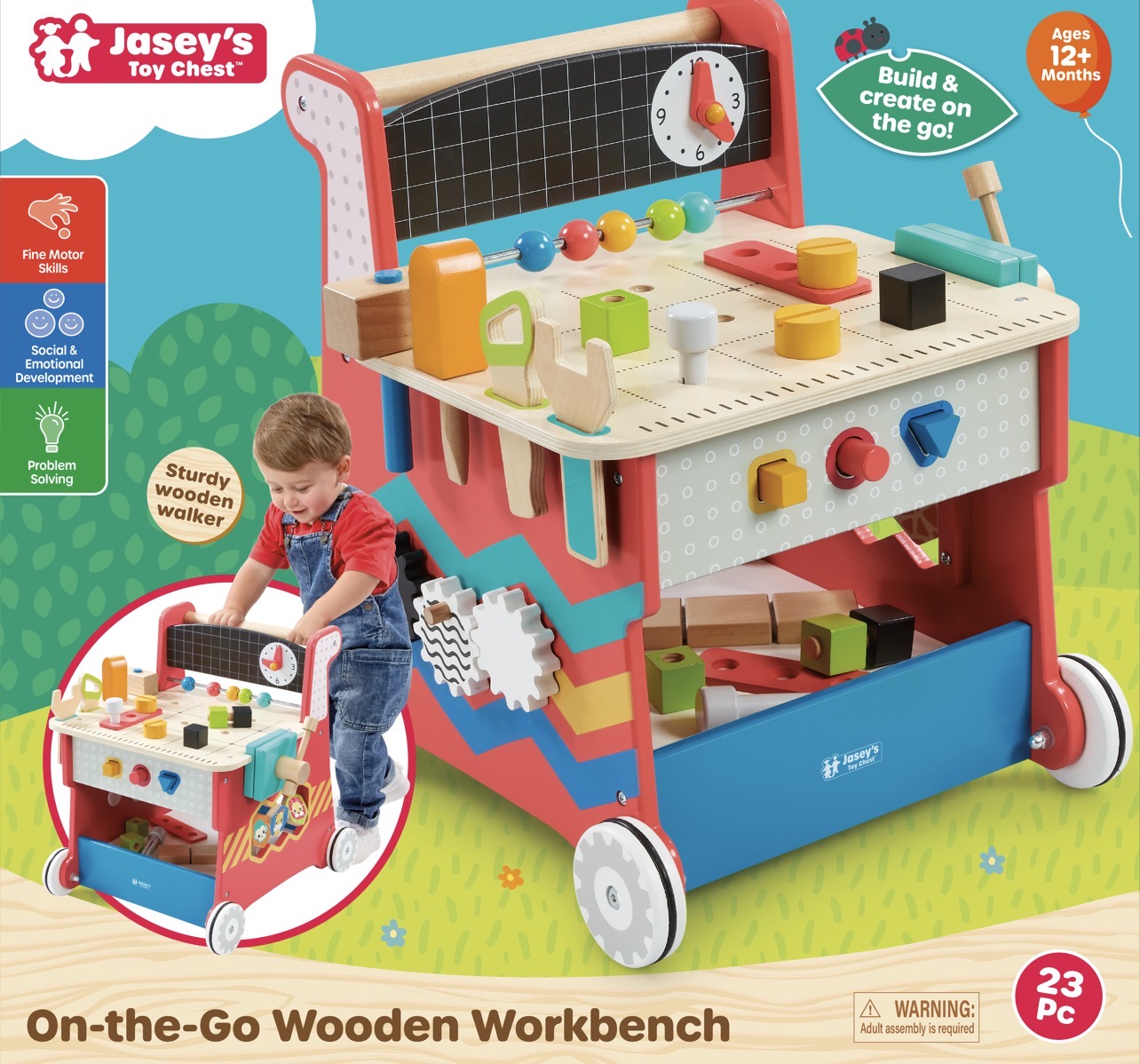 On-the-Go Wooden Workbench