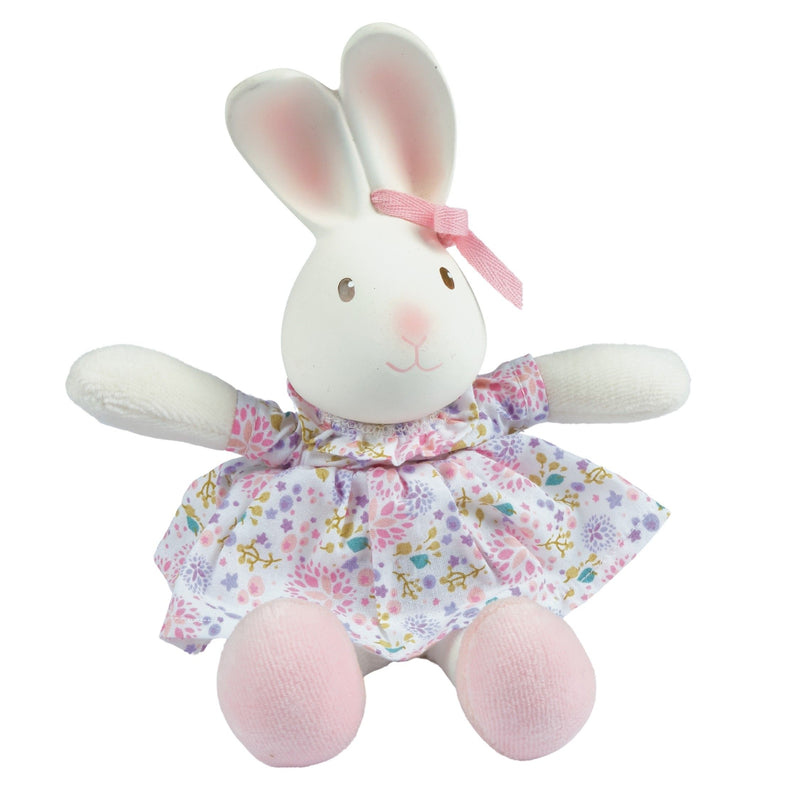 Havah the Bunny Mini Organic Rubber Head Plush Toy