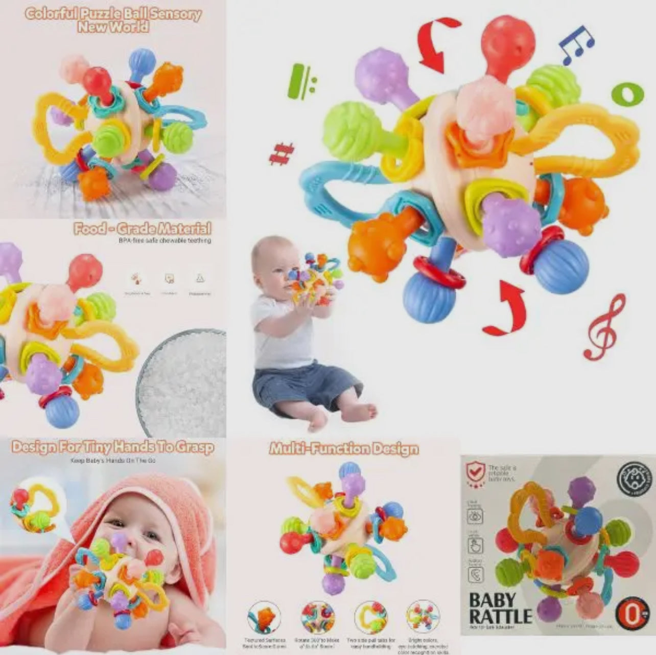 STEM Toy Rattle Baby Toy