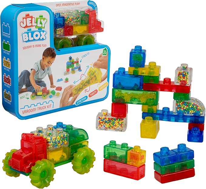 Jelly Blox Vrroom! Truck Kit - 35 Blocks