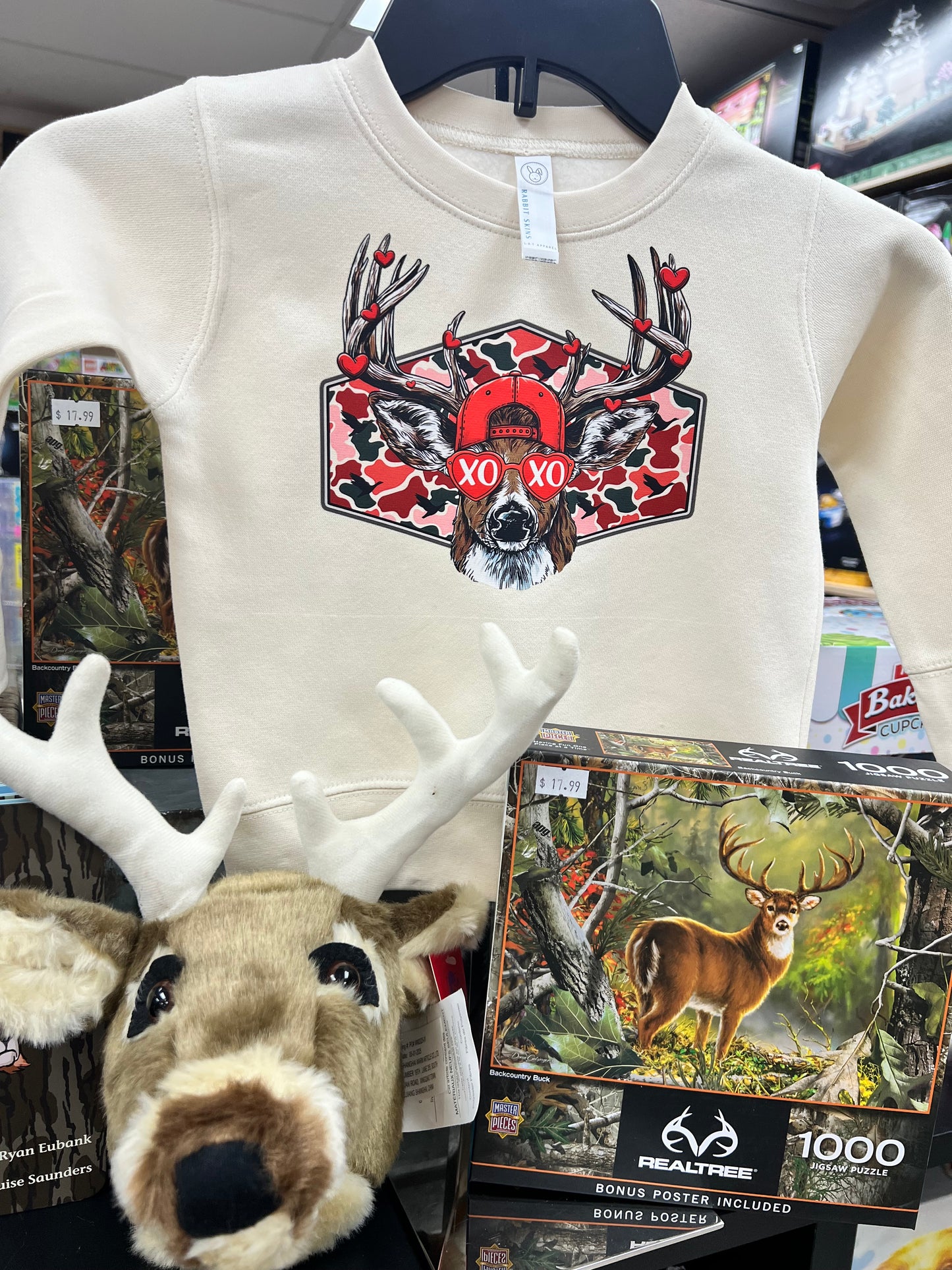Deer Valentine Sweatshirt