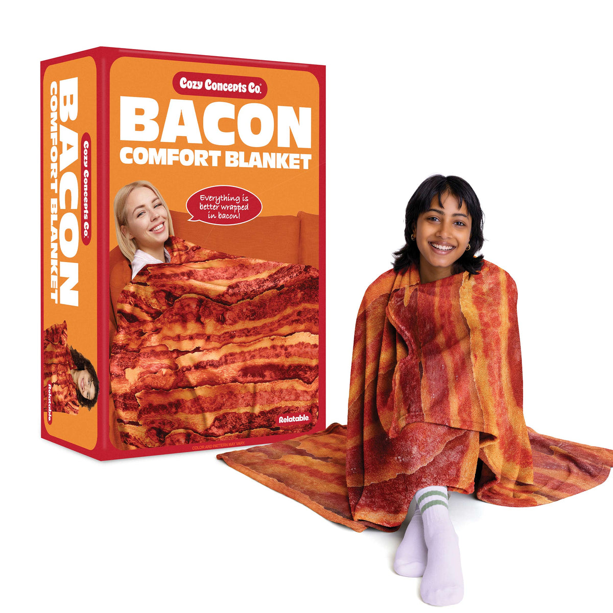 Cozy Concepts Bacon Blanket
