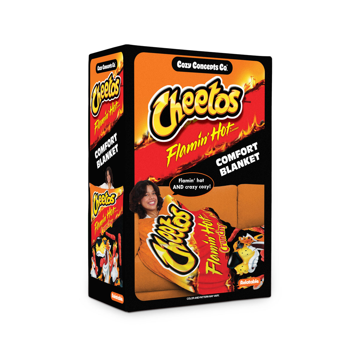 Cozy Concepts Flaming Hot Cheetos Blanket