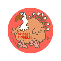 Gobble! Gobble!, Spice scent Retro Scratch 'n Sniff Stinky Stickers®