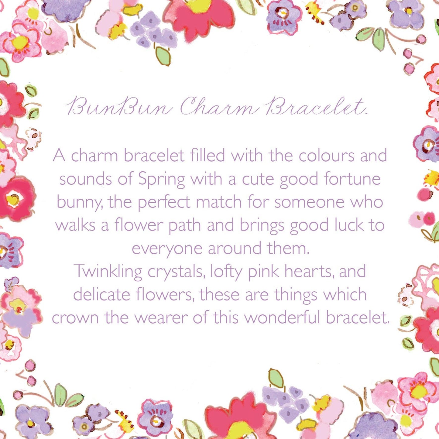 Lauren Hinkley Australia - Petite Fleur BunBun Charm Bracelet: Boxed