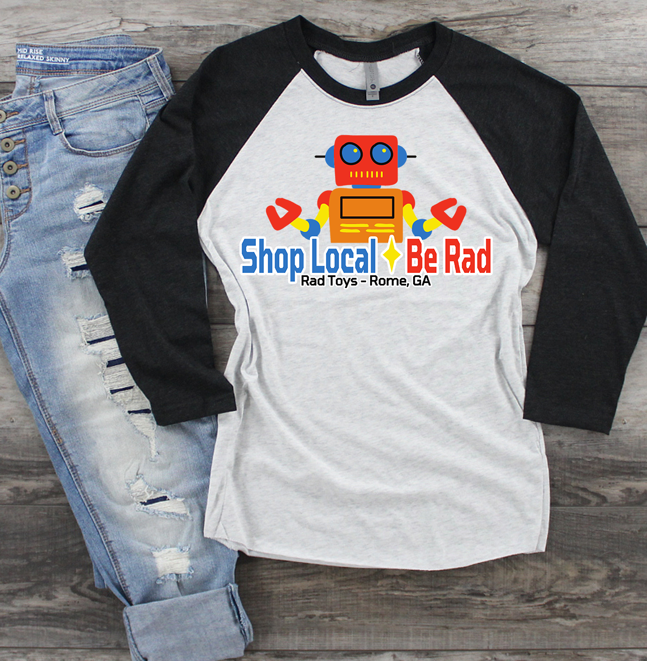 Shop Local, Be Rad Merch