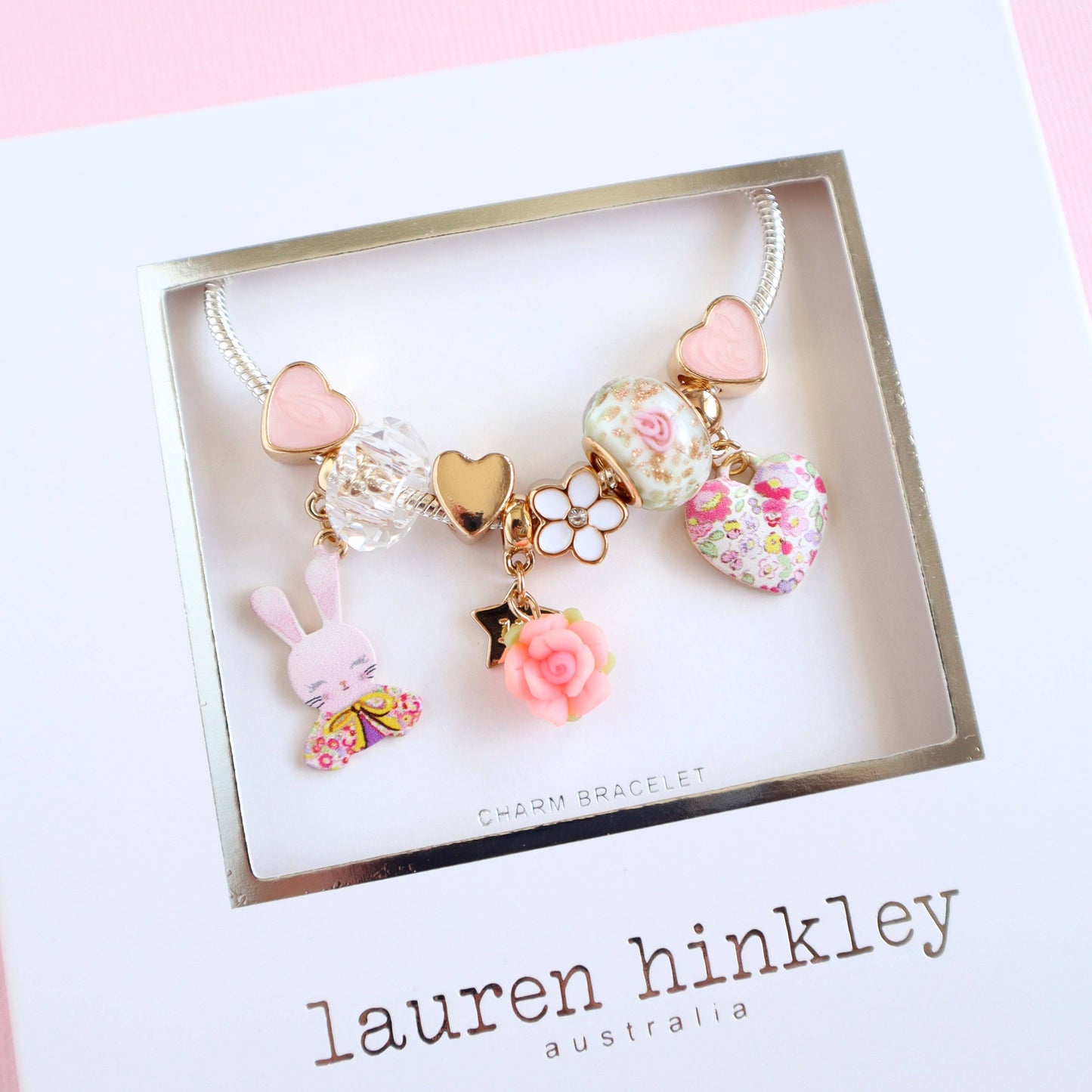 Lauren Hinkley Australia - Petite Fleur BunBun Charm Bracelet: Boxed