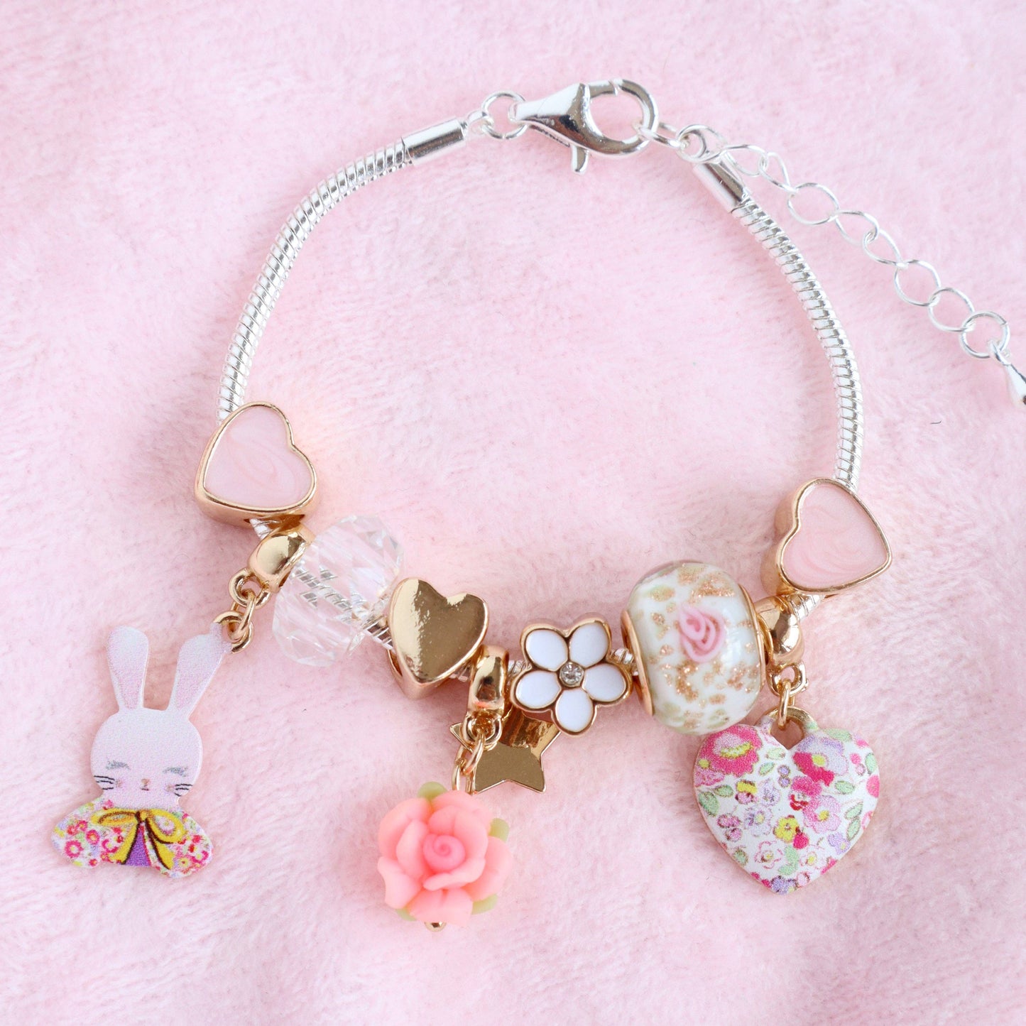 Lauren Hinkley Australia - Petite Fleur BunBun Charm Bracelet: Boxed
