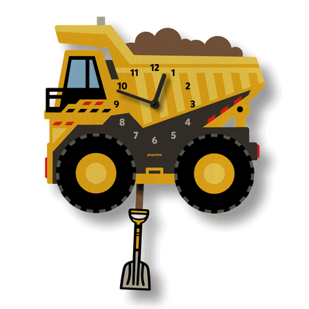 Dump Truck Pendulum Clock