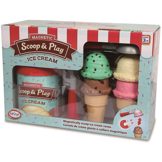 Magnetic Bake & Play Ice Cream Play Set
