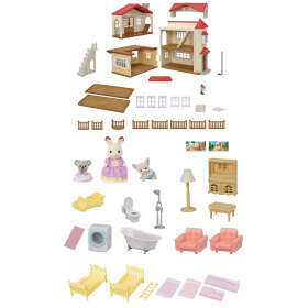 Red Roof Country Home Gift Set -Secret Attic Playroom