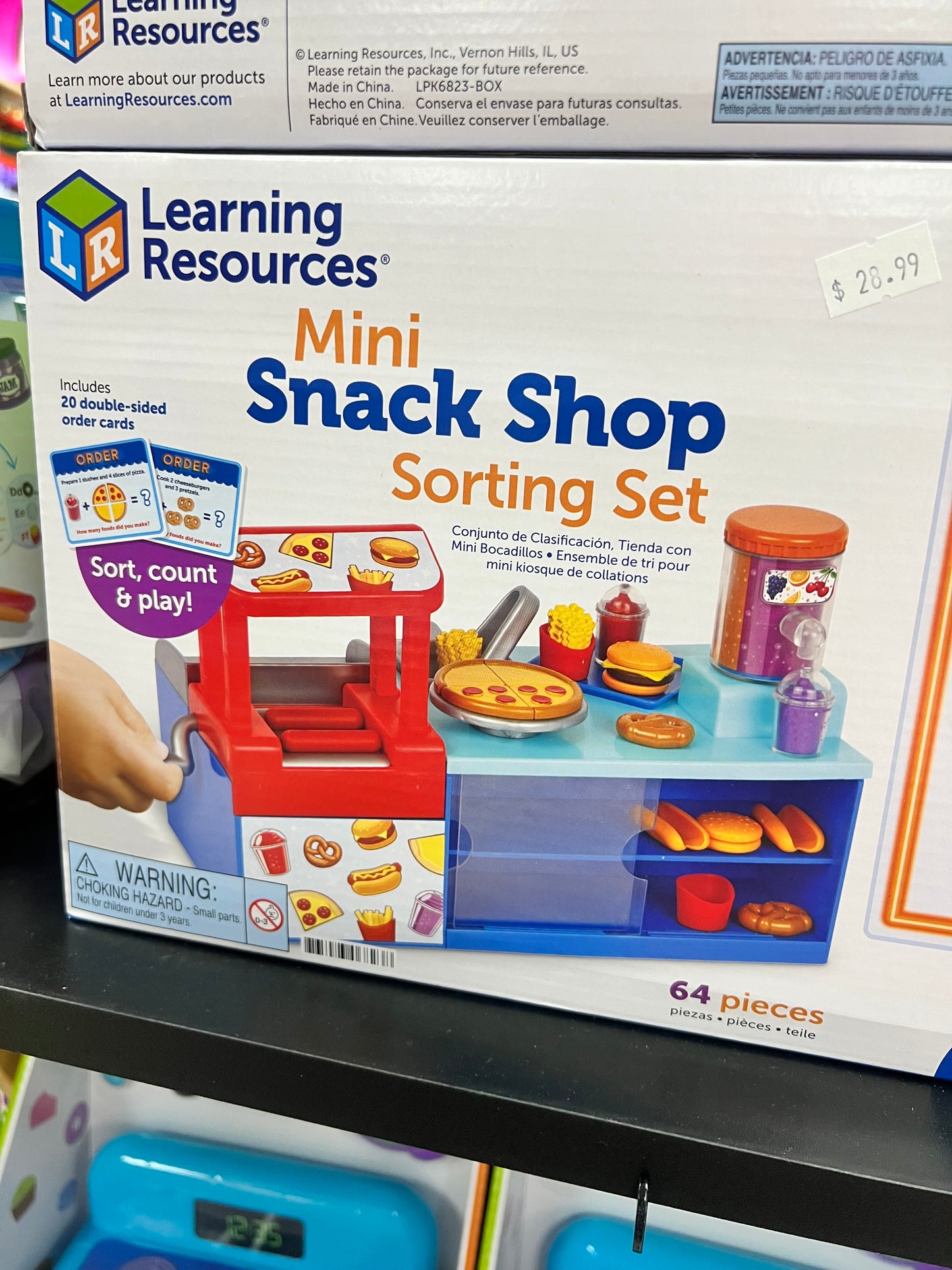 Learning Resources Mini Snack Shop Sorting Set
