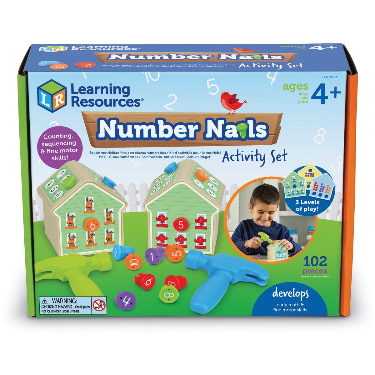 Number Nails Activity Set