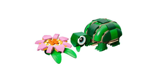 31377 Turtle with a Water Lily