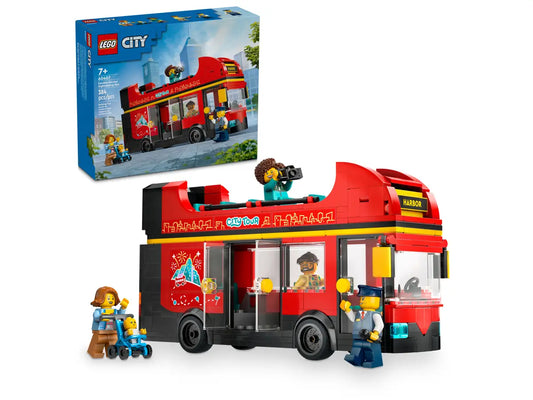 Red Double-Decker Sightseeing Bus 60407