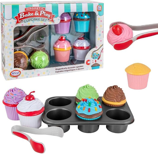 Magnetic Bake & Play Cupcake Toy Set