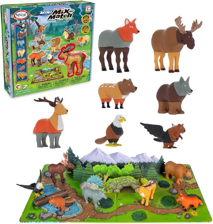 Magnetic Mix or Match Animals - Forest