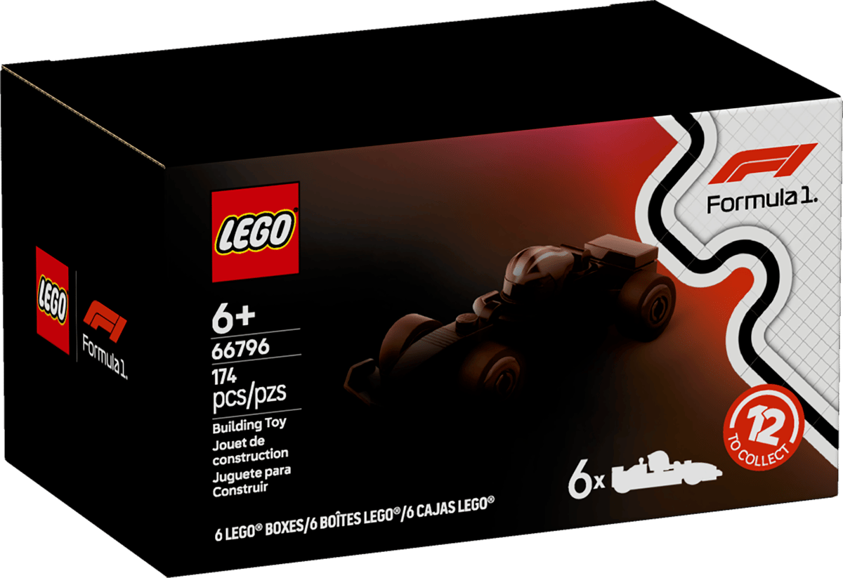 66796 F1® Collectible Race Cars 6 Pack