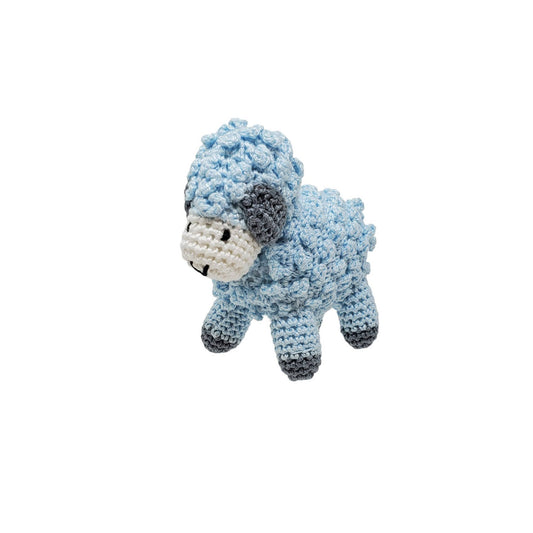 Little Crochet Lamb - Blue