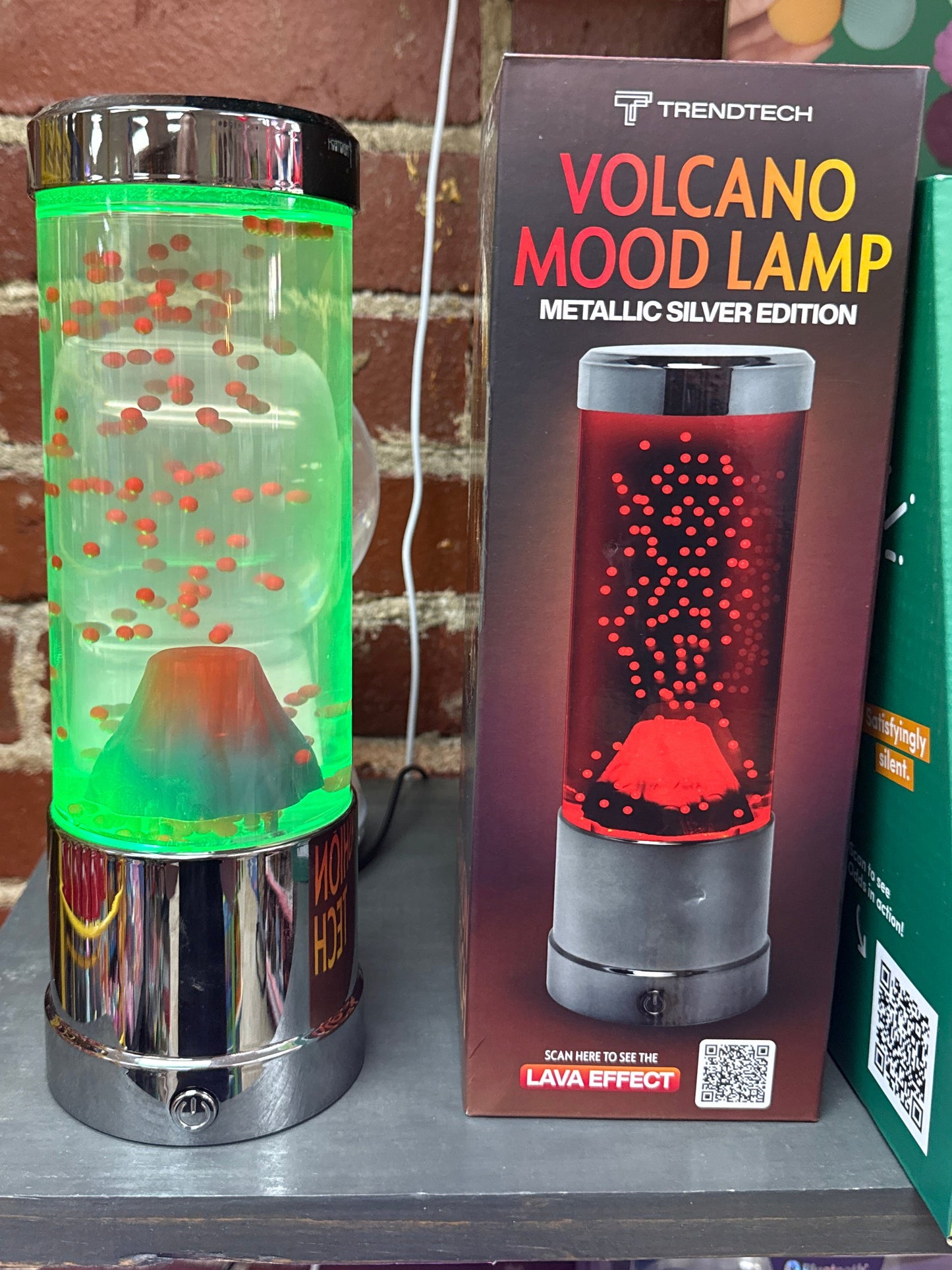 Volcano Mood Lamp With Metallic Base
