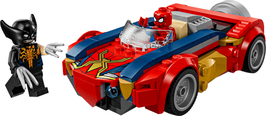 76336 Spider-Man Car vs. Venomized Wolverine