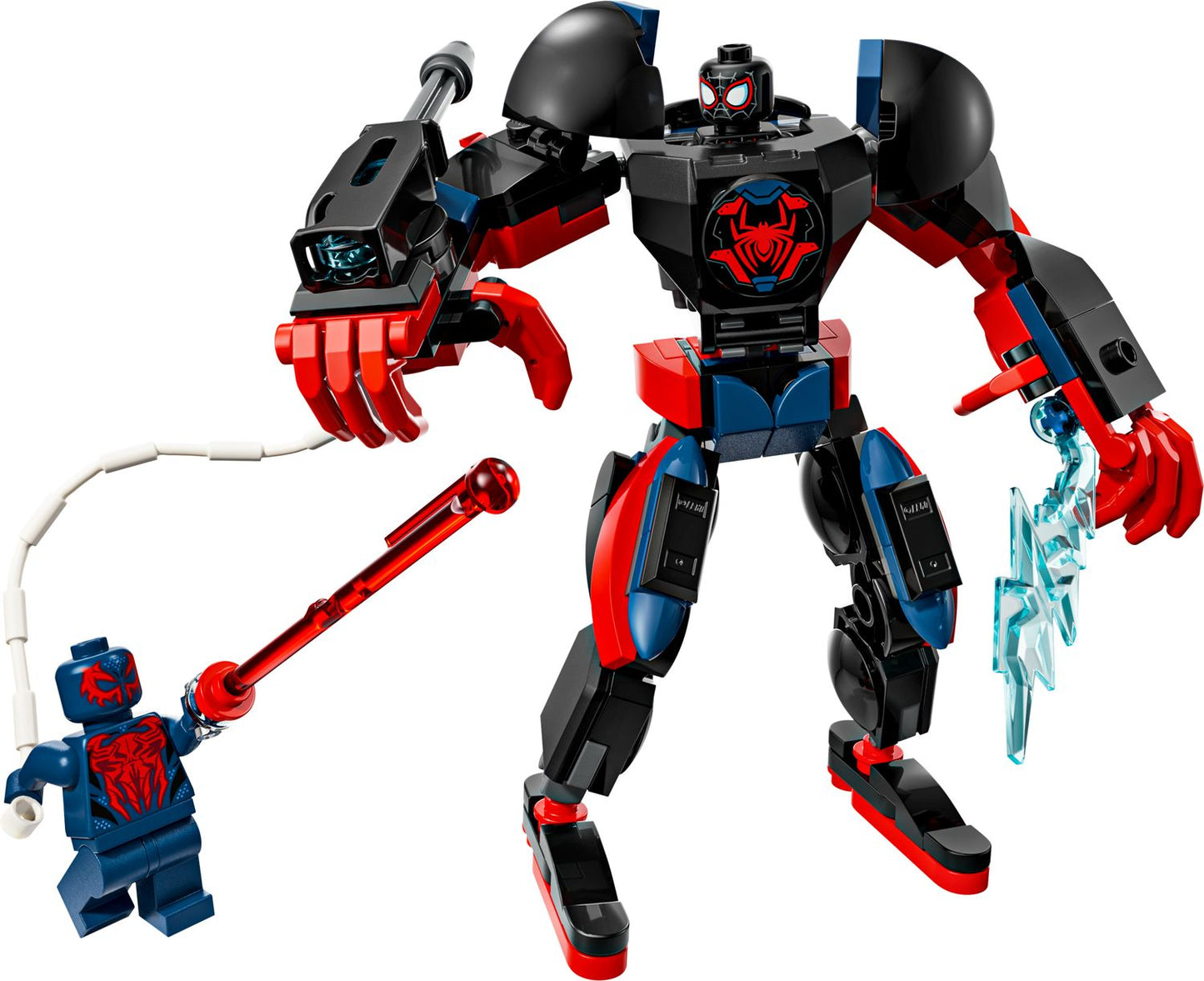76337 Miles Morales Mech vs. Spider-Man 2099