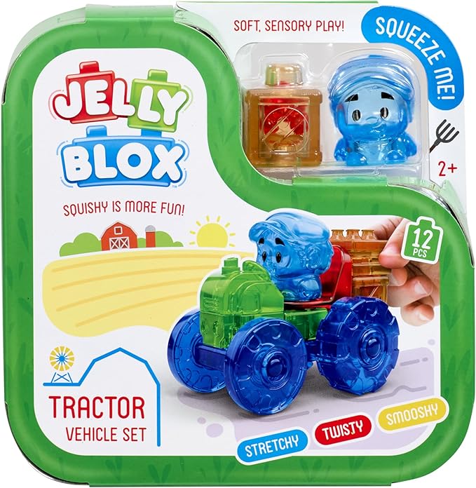 Jelly Blox Tractor Set - 12 Blocks