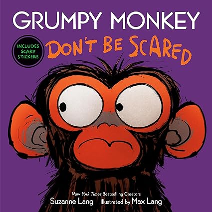 Grumpy Monkey Don't Be Scared: Includes Scary Stickers