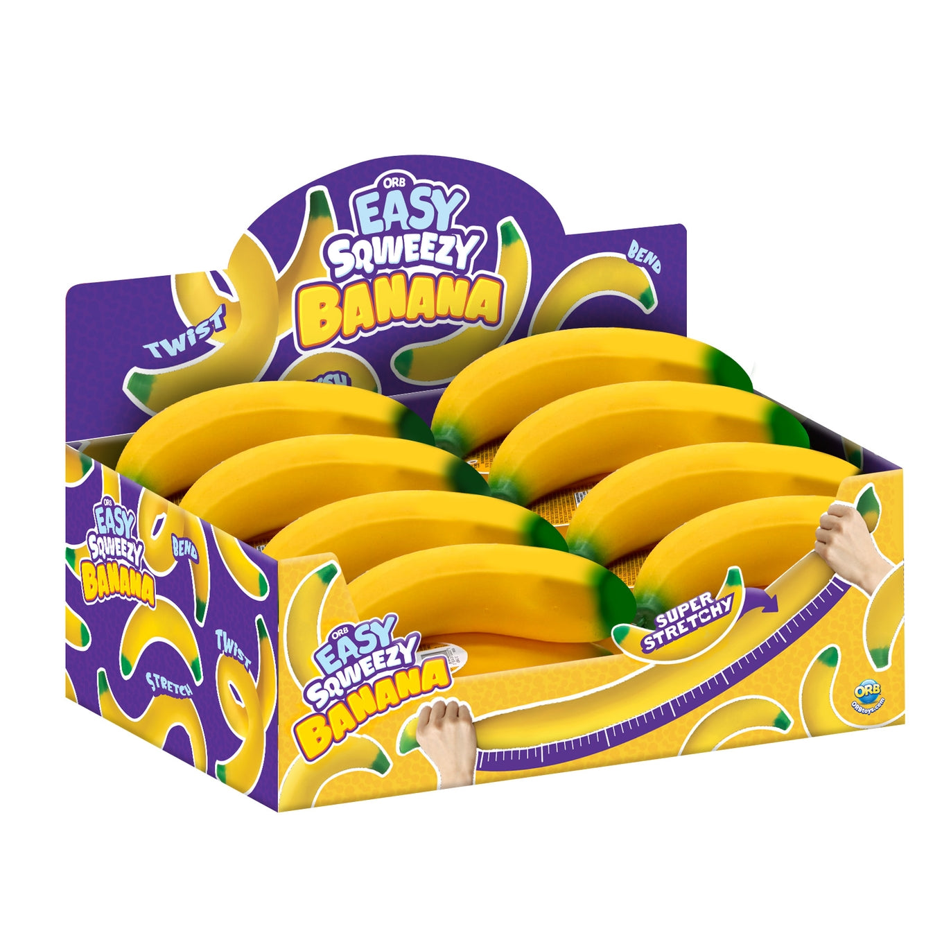 Coming Soon! Easy Sqweezy Stretchy Banana Mega