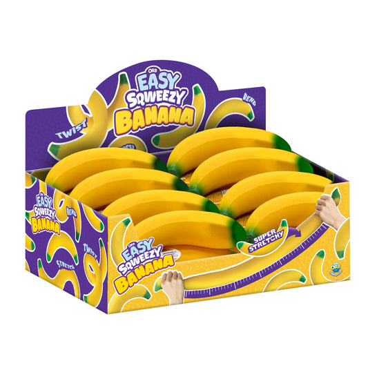 Coming Soon! Easy Sqweezy Stretchy Banana Mega
