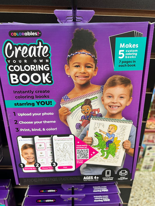 Create your own coloring book