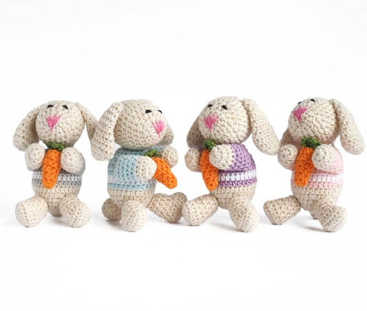 Crochet Bunny Ornament