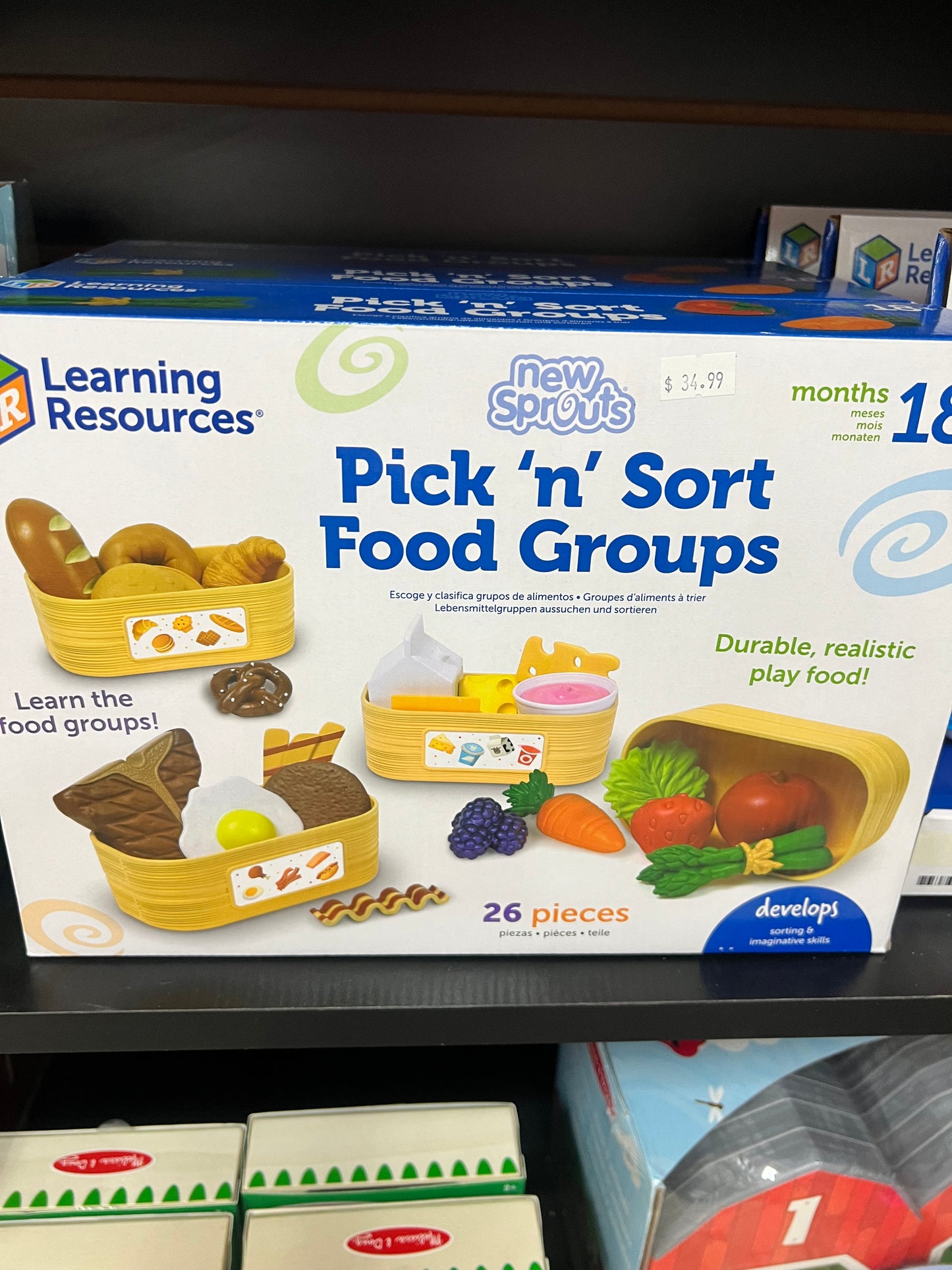 Learning Resources Pick n’ Sort Food Groups