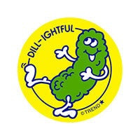 Dill-ightful, Dill Pickle scent Retro Scratch 'n Sniff Stinky Stickers®