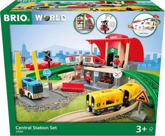 BRIO World Train Set Central Station Set