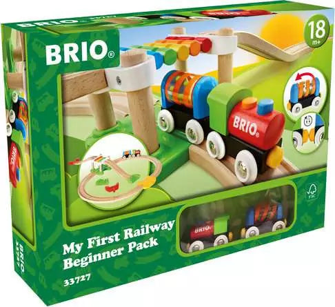 BRIO World Train Set My First Railway Beginner Pack