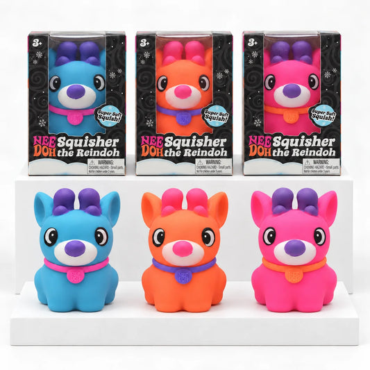 NeeDoh Squisher the Reindeer