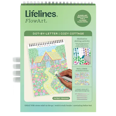 Lifelines FlowArt -Dot-By-Letter Cozy Cottage