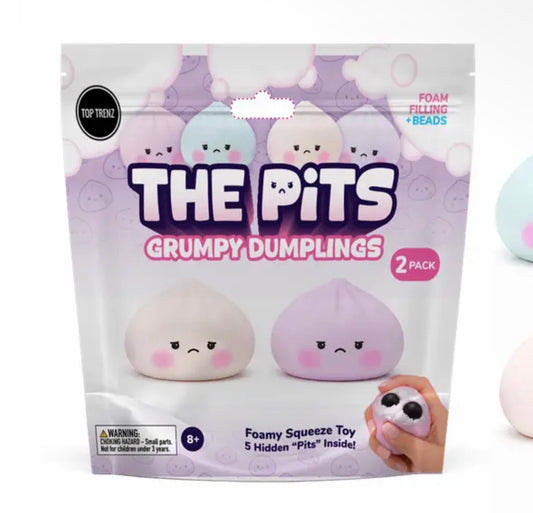 The Pits - Grumpy Dumpling Sensory Squishies (2-Pack)