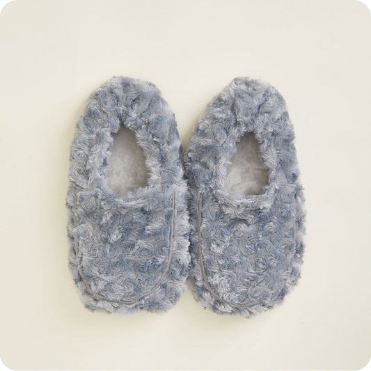 Curly Gray Slippers Warmies®