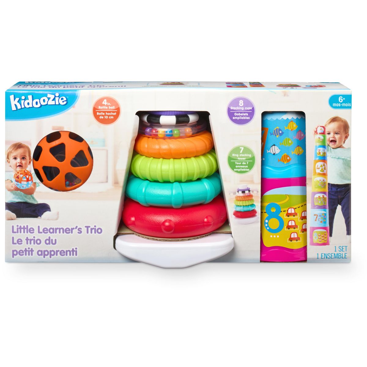 Little Learner's Trio 3-in-1 Infant Development Toys