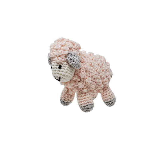 Little Crochet Lamb - Pink
