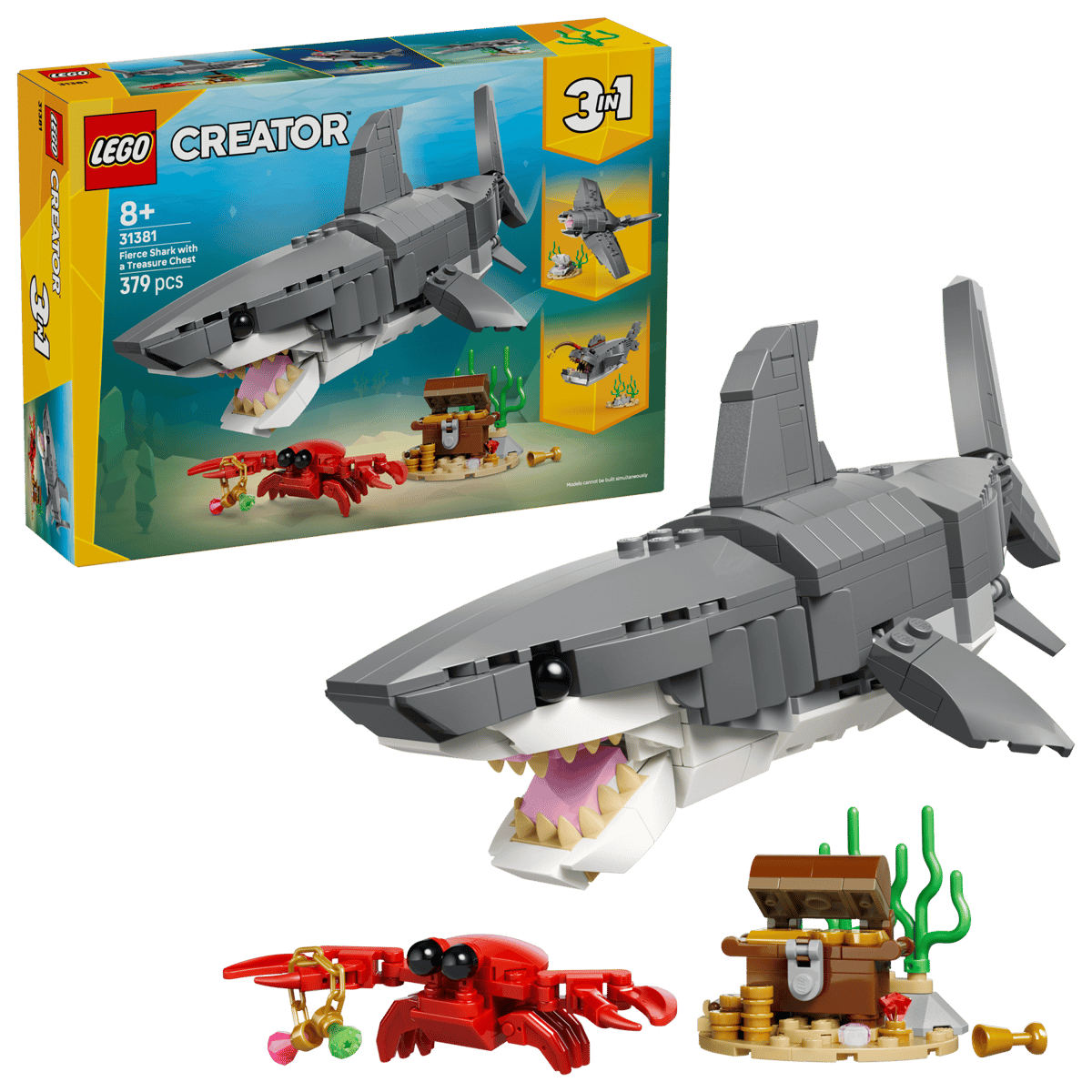 31381 Fierce Shark with a Treasure